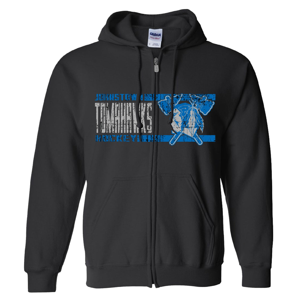 ALT JERSEY LOG0 FULL ZIP HOODIE