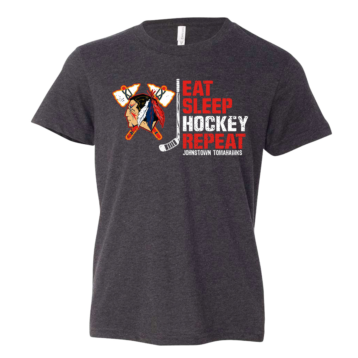 YOUTH "EAT SLEEP HOCKEY" SS TEE